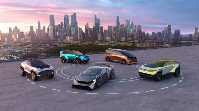 2023日本移動(dòng)出行展中日產(chǎn)汽車五款概念車亮相